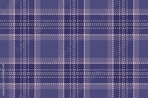 70s background seamless textile, living room check texture pattern. Dog tooth vector plaid fabric tartan in indigo and pastel colors.