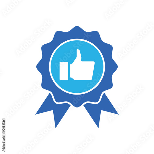 Credibility icon, isolated on white background.