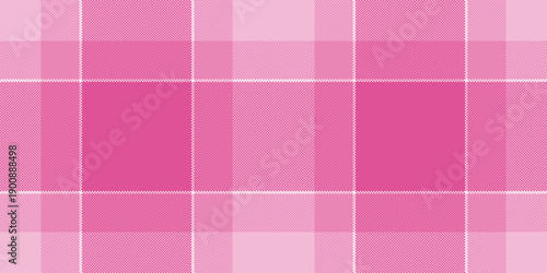 Teen texture plaid pattern, tone seamless vector fabric. Size background tartan check textile in pink and light colors.