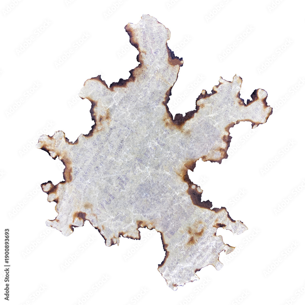 Obraz premium Burnt Paper Pieces with Ancient Magical Inscriptions, Historical Notes, Torn Paper Scraps, Singed Papyrus, Halloween Vibe, Old Books, PNG Format, Perfect for Posters, Events, and Presenta