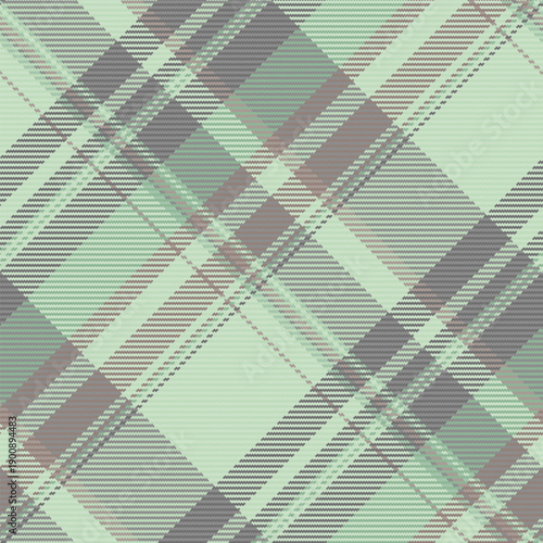 Conceptual plaid background vector, pillow texture seamless tartan. Material pattern textile check fabric in light and pastel colors.