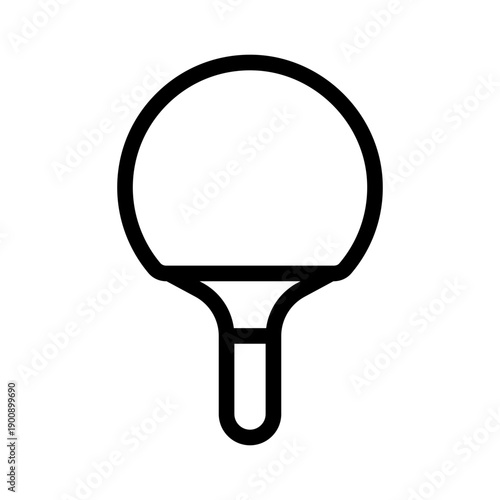 pingpong line icon