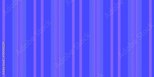 Classical vertical seamless stripe, styling fabric pattern texture. Curve textile vector lines background in blue and indigo colors.