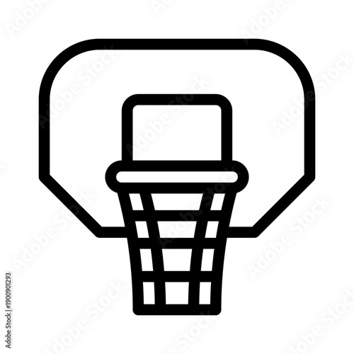 basketball line icon