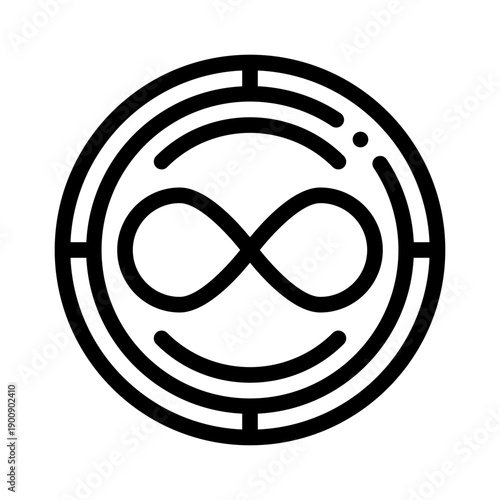 infinity line icon