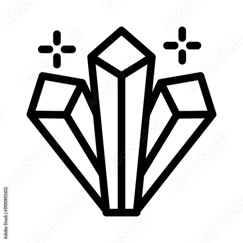 crystal line icon