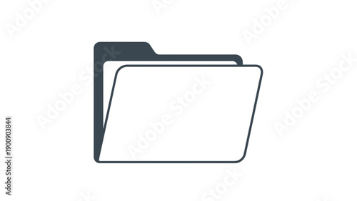 Simple Folder Icon Design Element.