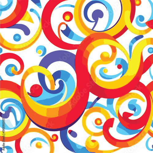 Flat design stained glass background