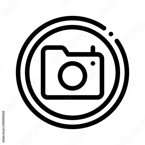 photo line icon