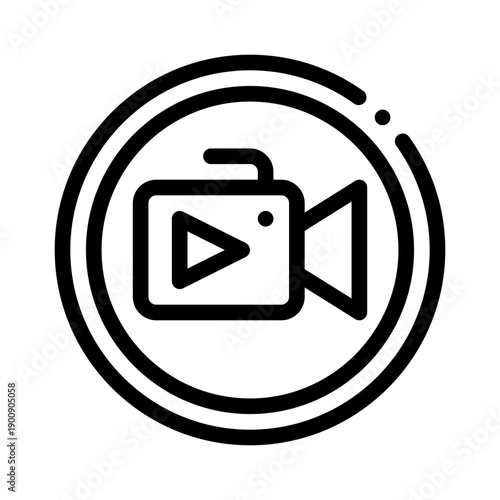 video line icon