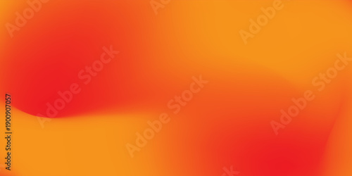 Abstract minimal gradient background, smooth organic blobs of warm colors, dominant orange and red tones.