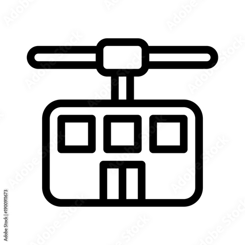 cable car line icon