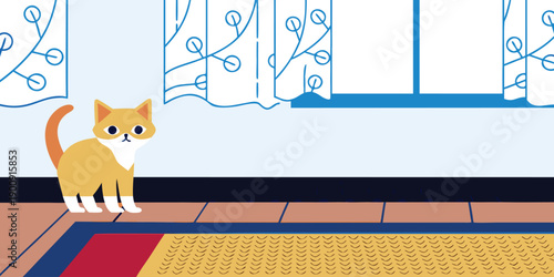 Elegant cat art featuring a dapper feline dressed in a stylish tuxedo