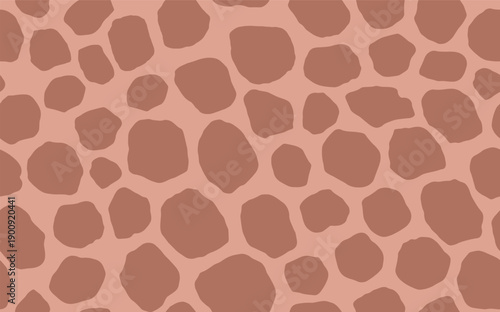 Abstract modern giraffe seamless pattern. Animals trendy background. Colorful decorative vector stock illustration for print, card, postcard, fabric, textile. Modern ornament of stylized skin.