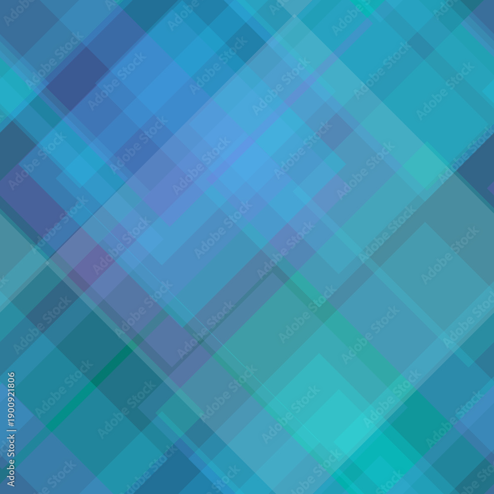 Obraz premium Futuristic Cyan and Deep Blue Seamless Geometric Diamond Pattern for Technology and AI Branding