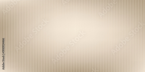 Modern and minimal reeded glass partition in sunlight on beige gold colored wall background for luxury, organic, beauty, cosmetic product display