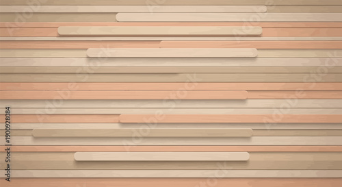 A seamless horizontal wood plank background with alternating light and dark brown hues