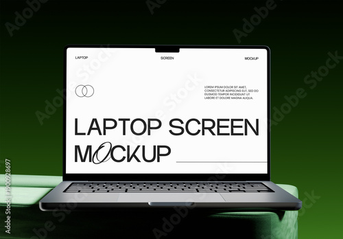 Laptop Screen Mockup Template