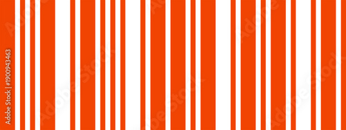 Multicolor barcode vector texture. Repeating vertical stripes of different widths. Seamless geometric background for print and digital design.