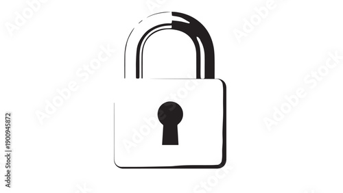 Unlocked padlock icon representing open security and privacy for digital protection.