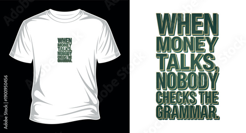 Motivational T-shirt design vector art print templet