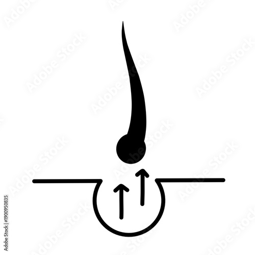 Hair care vector icon