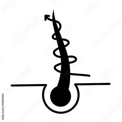 Hair care vector icon