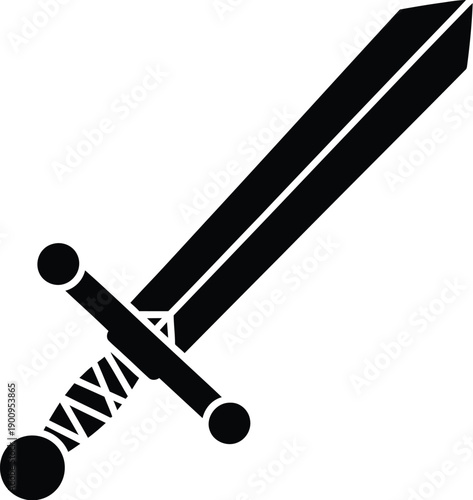 Sword of light vector 