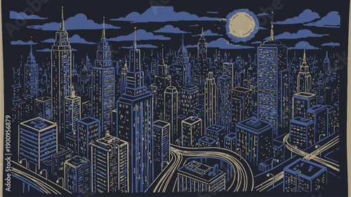 An abstract digital motherboard dragon emerges from blue and white flowers within a macro circuit board technology chip