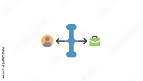 Exchange Transfer Connection Link Symbol.