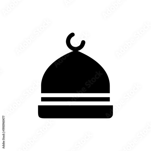 Vector illustration of a shiny silver metal service bell icon on a white background, featuring a chrome cloche lid for hotel reception and concierge assistance in a restaurant or food service