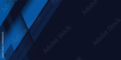 Dark blue modern business abstract background. Vector illustration design for presentation, banner, cover, web, flyer, card, poster, wallpaper, texture, slide, magazine, and powerpoint