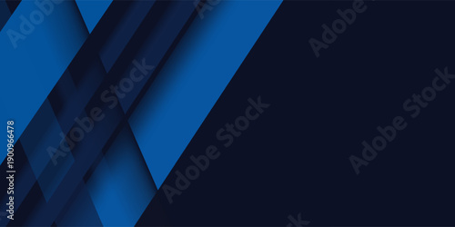 Dark blue modern business abstract background. Vector illustration design for presentation, banner, cover, web, flyer, card, poster, wallpaper, texture, slide, magazine, and powerpoint