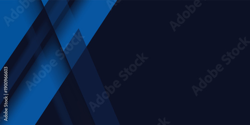 Dark blue modern business abstract background. Vector illustration design for presentation, banner, cover, web, flyer, card, poster, wallpaper, texture, slide, magazine, and powerpoint