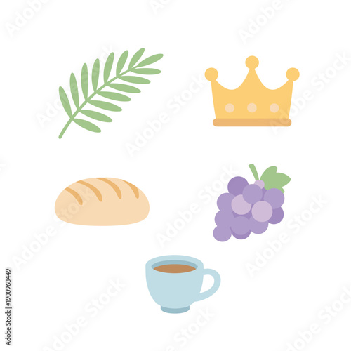 Food and beverage icons collection