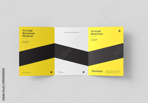 Tri-Fold Brochure Mockup
