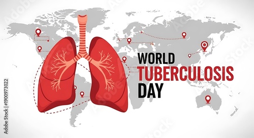 World tuberculosis day awareness campaign with global impact highlighted