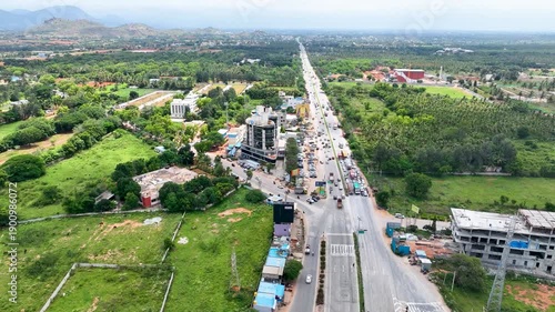 NH44 Devanahalli Highway Aerial – Bangalore Airport Growth Corridor