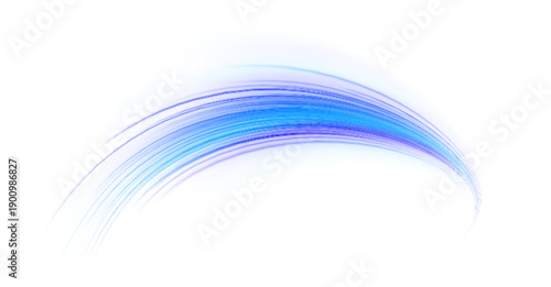 Dynamic urban light wave with glowing streaks and futuristic motion effect png