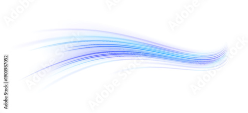 Long exposure highway light trails creating abstract speed motion concept background png