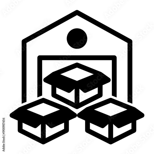 Large building for storing commercial goods prior to distribution or sale (Mixed Style)