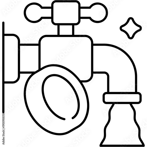 Line Art Revenue Stream Icon