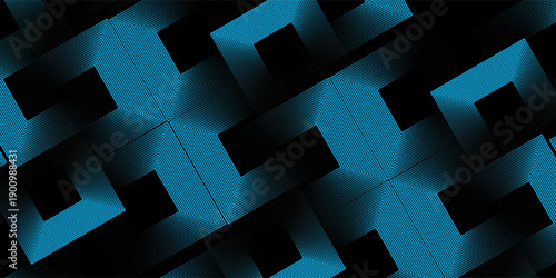 abstract dark background with glowing lines circles