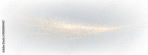 Panel kuchenny z motywem Gold Glitter Dust PNG Floating Across Glowing Bokeh, Soft Sparkle Overlay for Christmas and Holidays