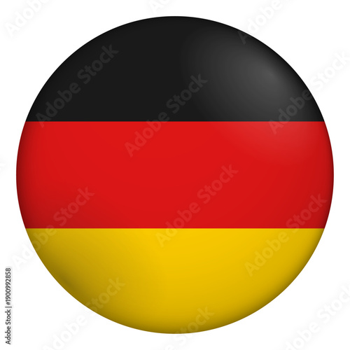 Flag of Germany. Glossy circular flag. Button appearance. 3D Icon Design with depth Free Download Flag of Germany. Glossy circular flag. Button appearance. 3D Icon Design with depth - GFXLoad