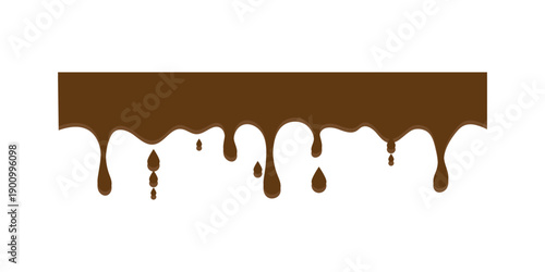 Black dripping oil stain vector 