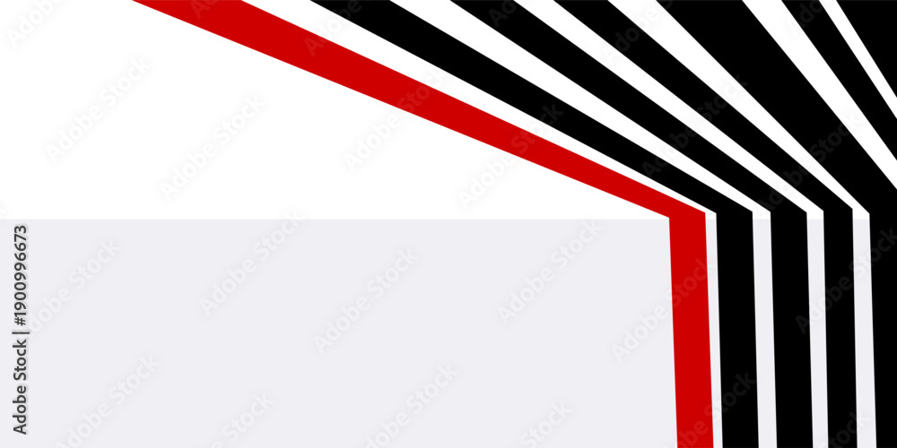 Fototapeta premium Black White and Red Backgrounds.vector ilustration