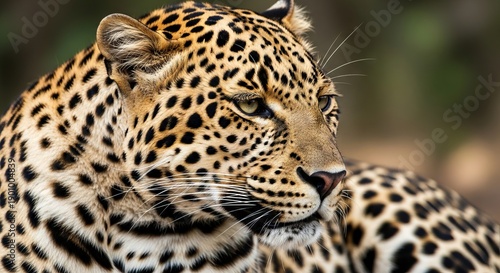 Leopard resting on a tree branch in the wild, showing spotted fur and powerful body. A stealthy big cat known for strength, agility, and adaptability.