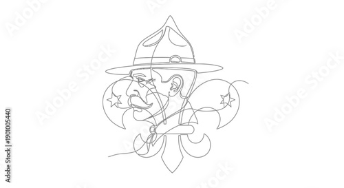 firefighter dog hero line art