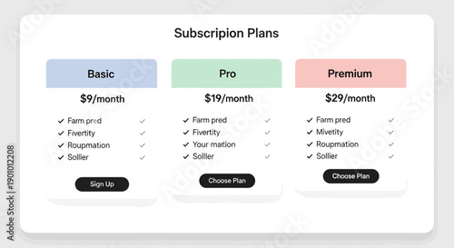 Pricing Plans for Services Basic, Pro, and Premium Tiers Explained with Features and Costs